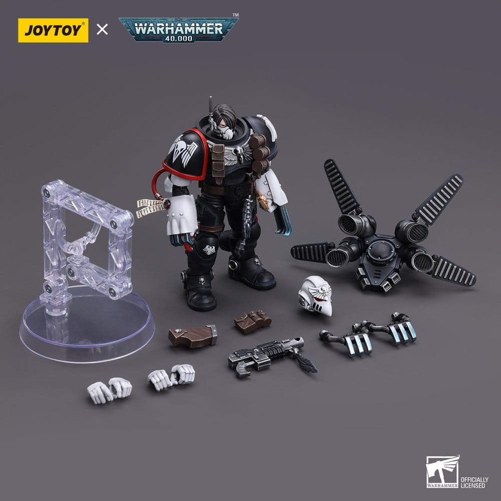 Warhammer 40,000 Actionfigur Raven Guard Kapitelmästare Kayvaan Shrike 12 cm