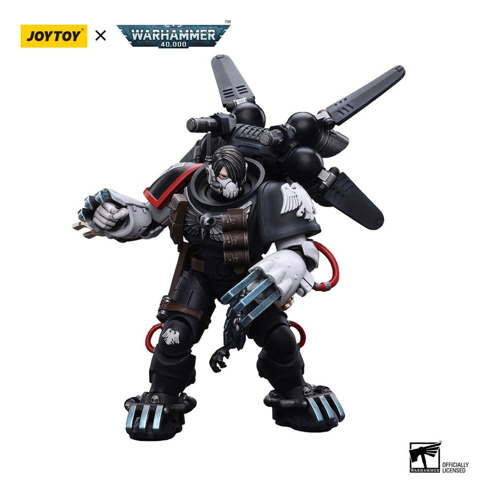 Warhammer 40,000 Actionfigur Raven Guard Kapitelmästare Kayvaan Shrike 12 cm