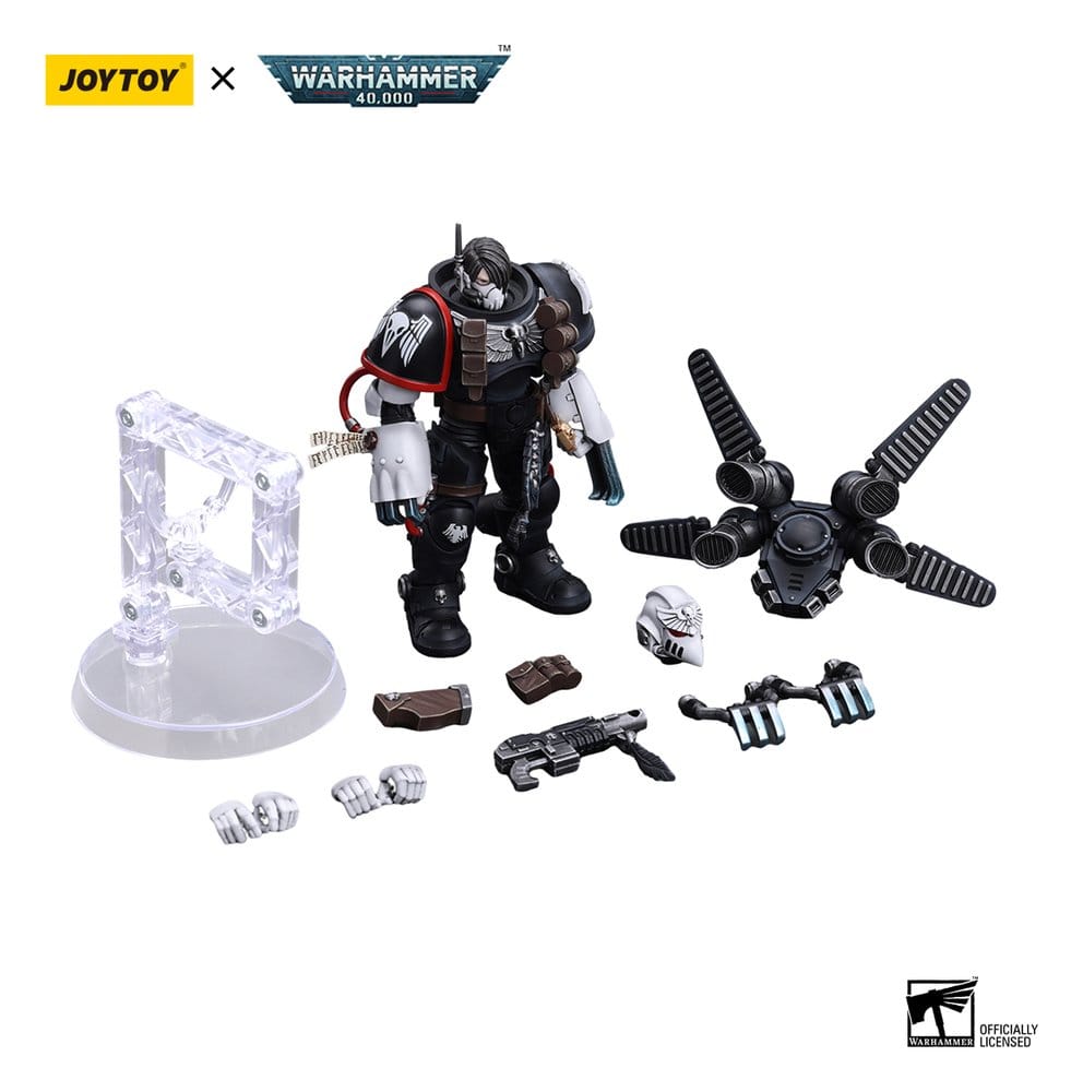 Warhammer 40,000 Actionfigur Raven Guard Kapitelmästare Kayvaan Shrike 12 cm