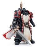 Warhammer 40k Actionfigur i skala 1/18 Black Templars Primaris Sword Brethren Eberwulf, 12 cm