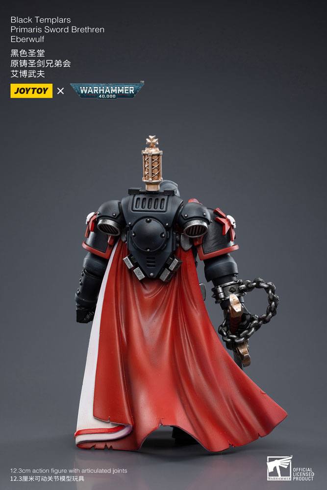 Warhammer 40k Action Figur 1/18 Black Templars Primaris Sword Brethren Eberwulf 12 cm