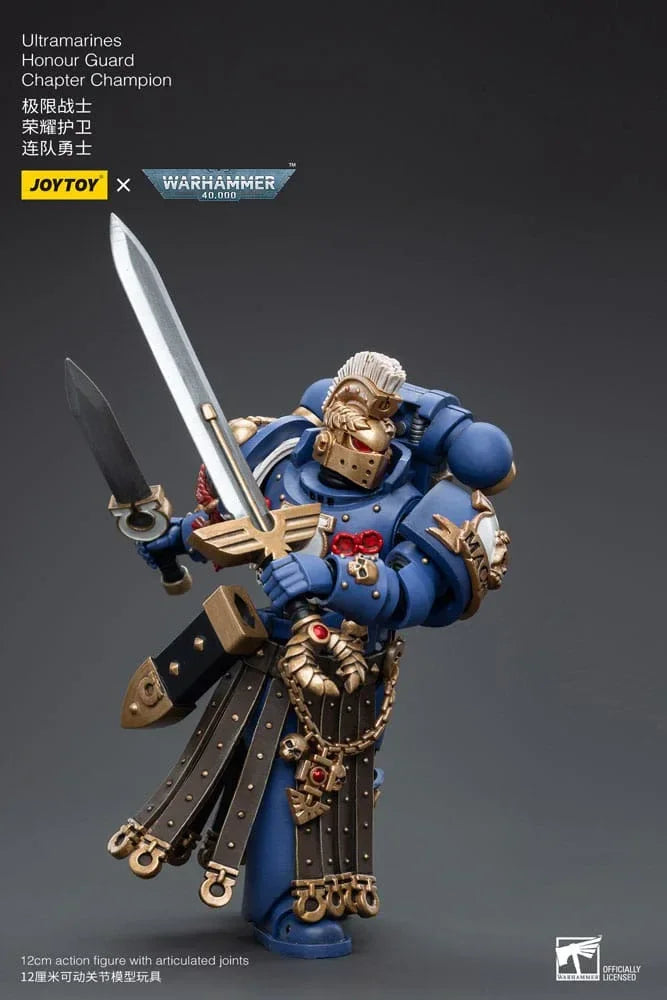 Warhammer 40k Action Figur 1/18 Ultramarines Honour Guard Chapter Champion 12 cm Joy Toy (CN)