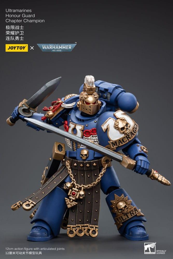 Warhammer 40k Action Figur 1/18 Ultramarines Honour Guard Chapter Champion 12 cm Joy Toy (CN)