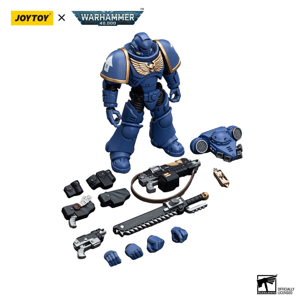 Warhammer 40k Actionfigur 1/18 Ultramarines Intercessors 12 cm Joy Toy (CN)