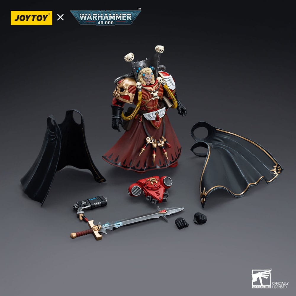 Warhammer 40k Actionfigur i skala 1/18 - Blood Angels Mephiston, 12 cm hög