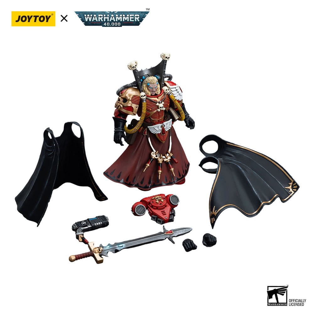Warhammer 40k Actionfigur i skala 1/18 - Blood Angels Mephiston, 12 cm hög