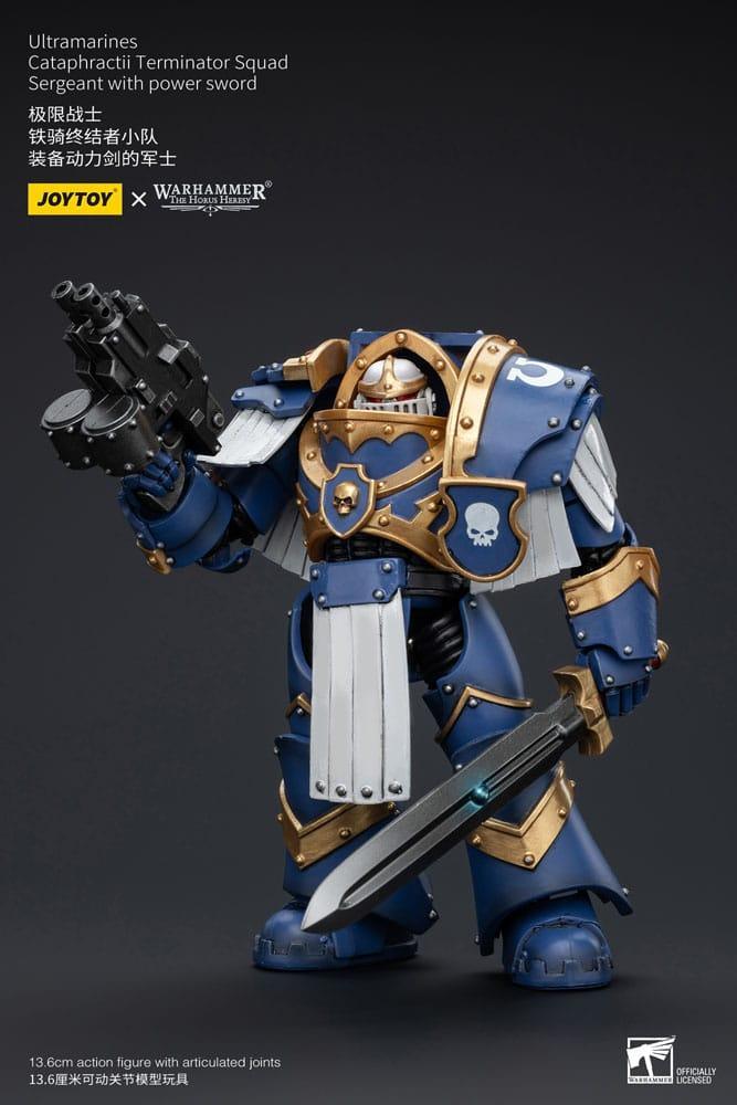 Warhammer The Horus Heresy Action Figur 1/18 Ultramarines Cataphractii Terminator Squad Sergeant Joy Toy (CN)