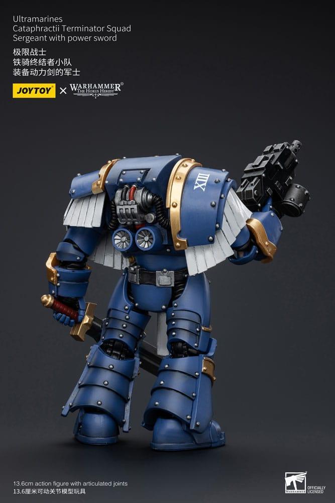 Warhammer The Horus Heresy Action Figur 1/18 Ultramarines Cataphractii Terminator Squad Sergeant Joy Toy (CN)