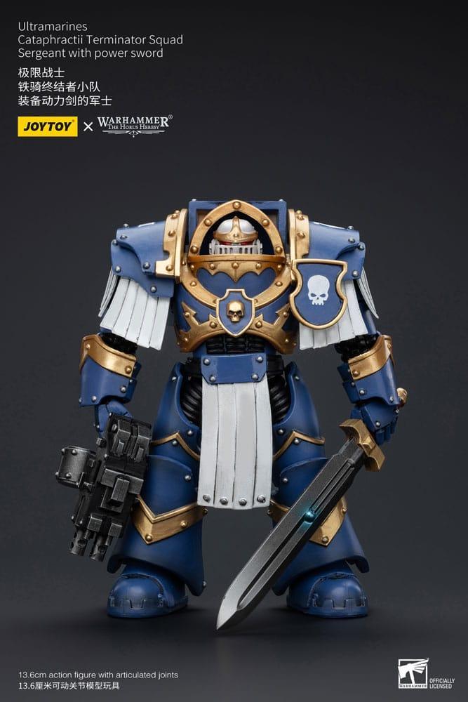 Warhammer The Horus Heresy Action Figur 1/18 Ultramarines Cataphractii Terminator Squad Sergeant Joy Toy (CN)
