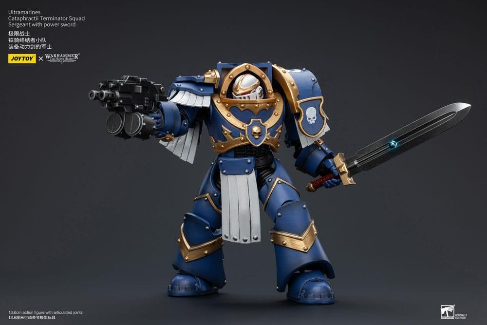 Warhammer The Horus Heresy Action Figur 1/18 Ultramarines Cataphractii Terminator Squad Sergeant Joy Toy (CN)
