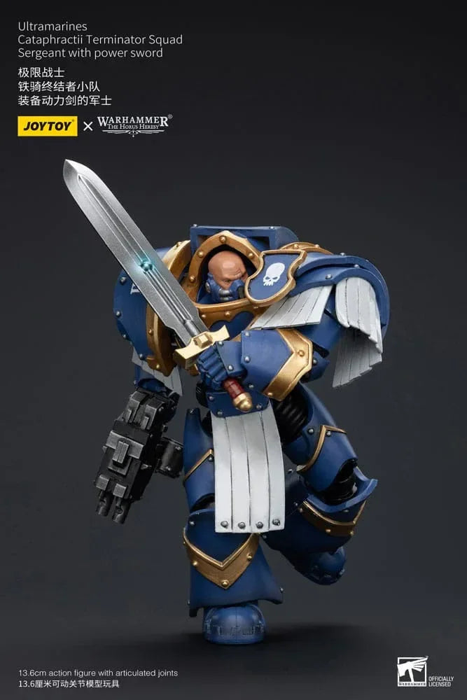 Warhammer The Horus Heresy Action Figur 1/18 Ultramarines Cataphractii Terminator Squad Sergeant Joy Toy (CN)