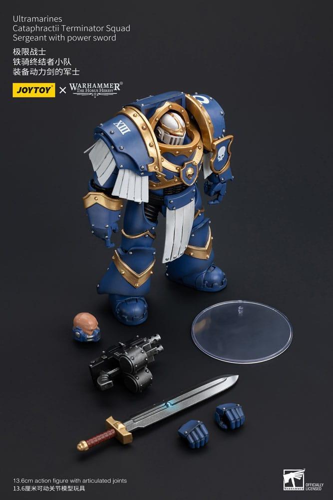 Warhammer The Horus Heresy Action Figur 1/18 Ultramarines Cataphractii Terminator Squad Sergeant Joy Toy (CN)