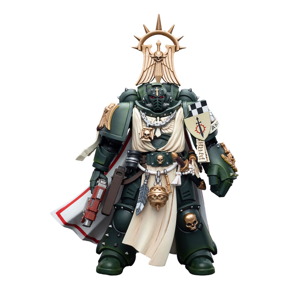 Warhammer 40k Actionfigur 1/18 Dark Angels Mästare med Power Fist - 12 cm Joy Toy (CN)