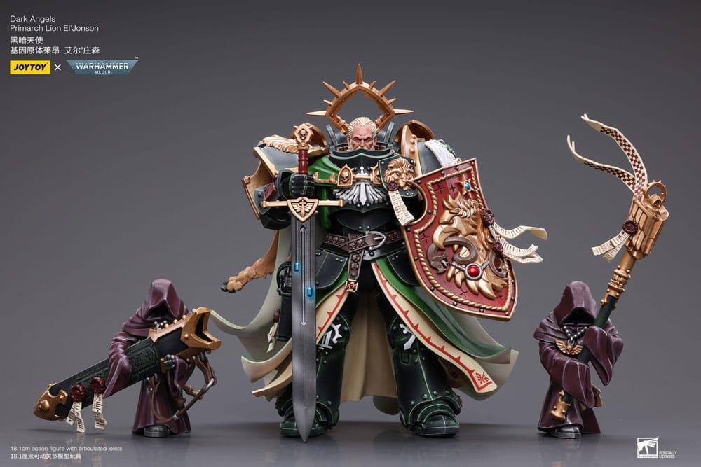 Warhammer 40k Action Figur 1/18 Dark Angels Primarch Lion El' Jonson 18 cm Reproduktion Joy Toy (CN)