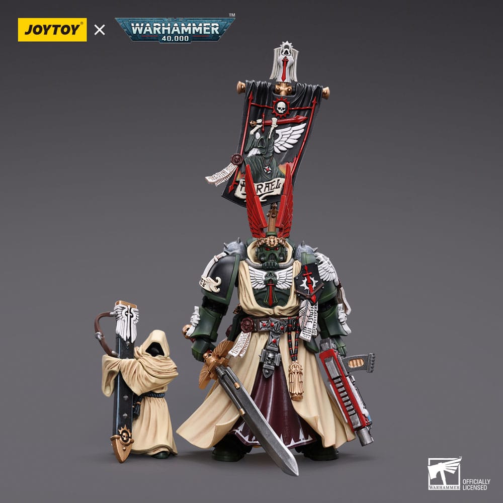Warhammer 40k Action Figur 1/18 Dark Angels Supreme Grand Master Azrael 13 cm Joy Toy (CN)