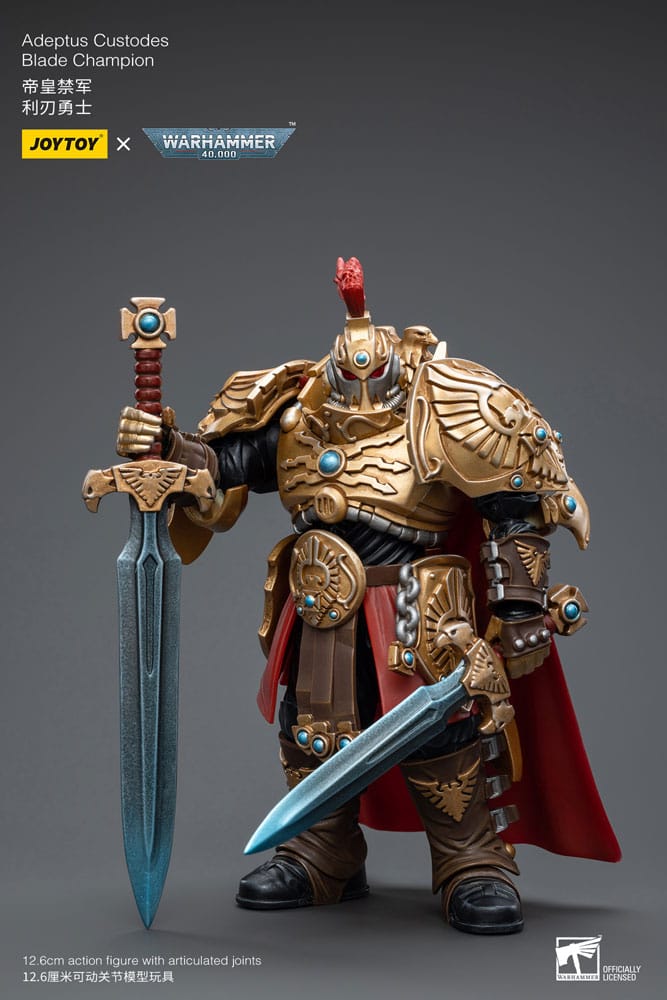 Warhammer 40k Action Figur 1/18 Adeptus Custodes Blade Champion 12 cm Joy Toy (CN)