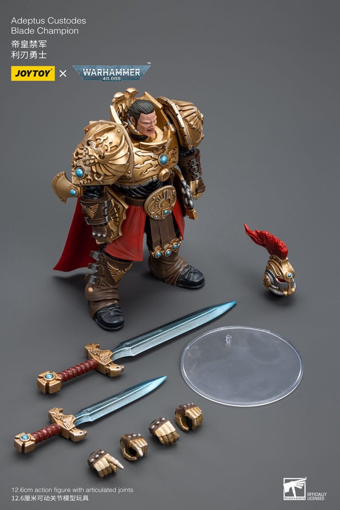 Warhammer 40k Action Figur 1/18 Adeptus Custodes Blade Champion 12 cm Joy Toy (CN)