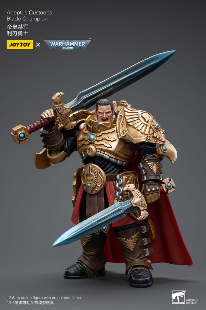 Warhammer 40k Action Figur 1/18 Adeptus Custodes Blade Champion 12 cm Joy Toy (CN)