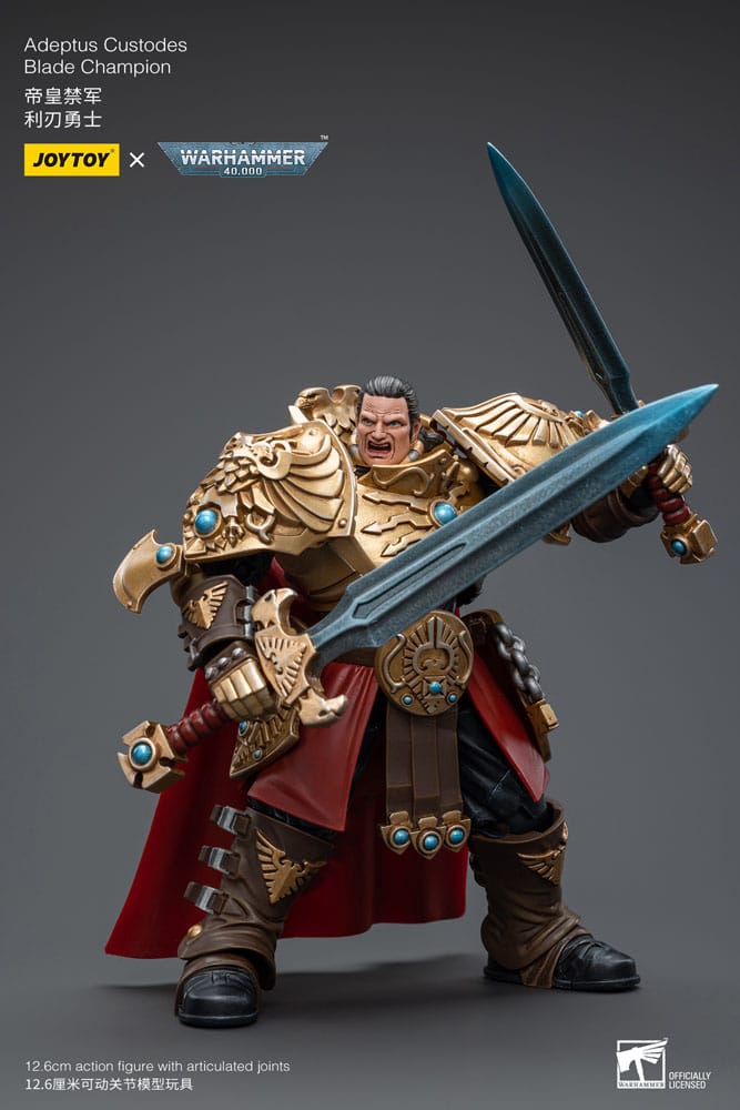 Warhammer 40k Action Figur 1/18 Adeptus Custodes Blade Champion 12 cm Joy Toy (CN)