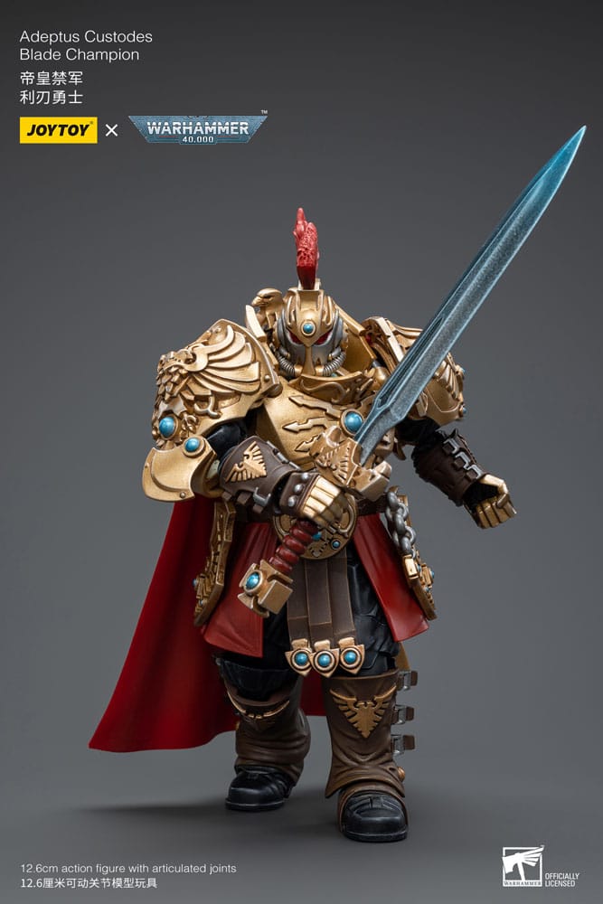 Warhammer 40k Action Figur 1/18 Adeptus Custodes Blade Champion 12 cm Joy Toy (CN)