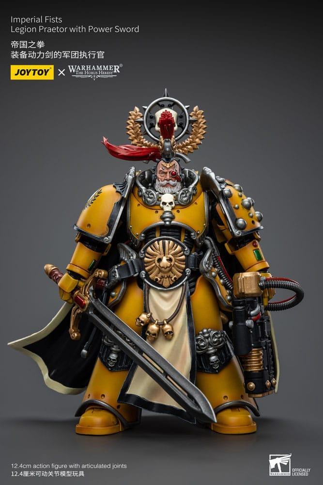 Warhammer The Horus Heresy Action Figur 1/18 Imperial Fists Legion Praetor med Power Sword 12 cm Joy Toy (CN)