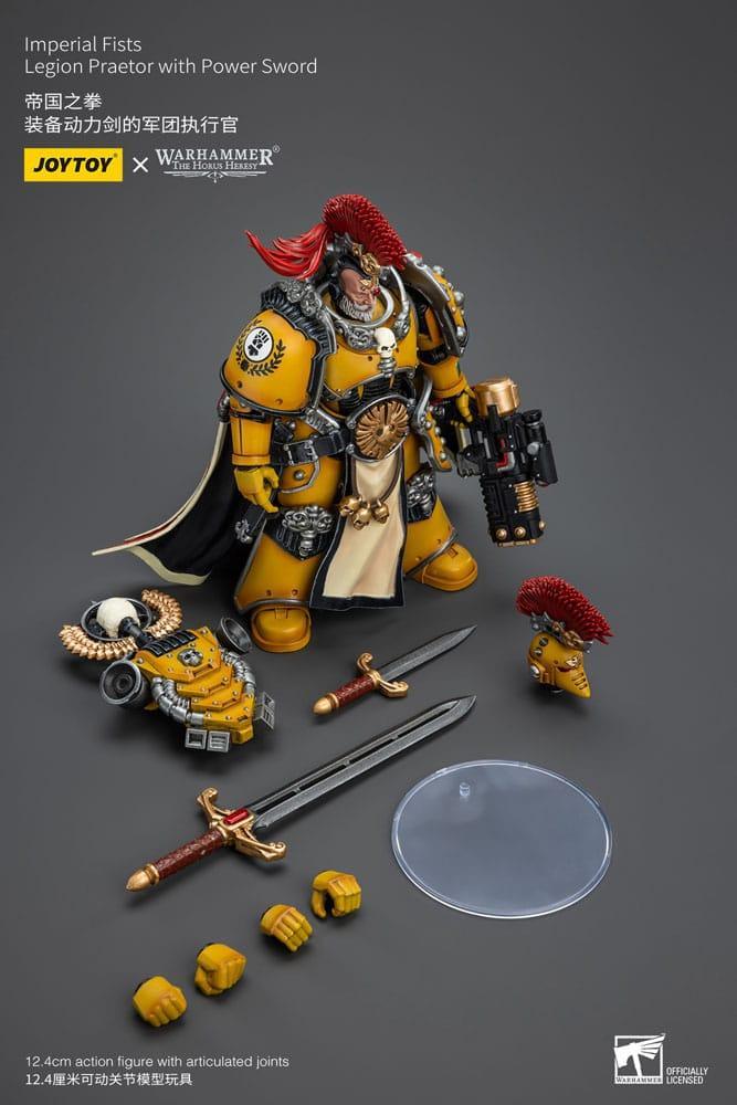 Warhammer The Horus Heresy Action Figur 1/18 Imperial Fists Legion Praetor med Power Sword 12 cm Joy Toy (CN)