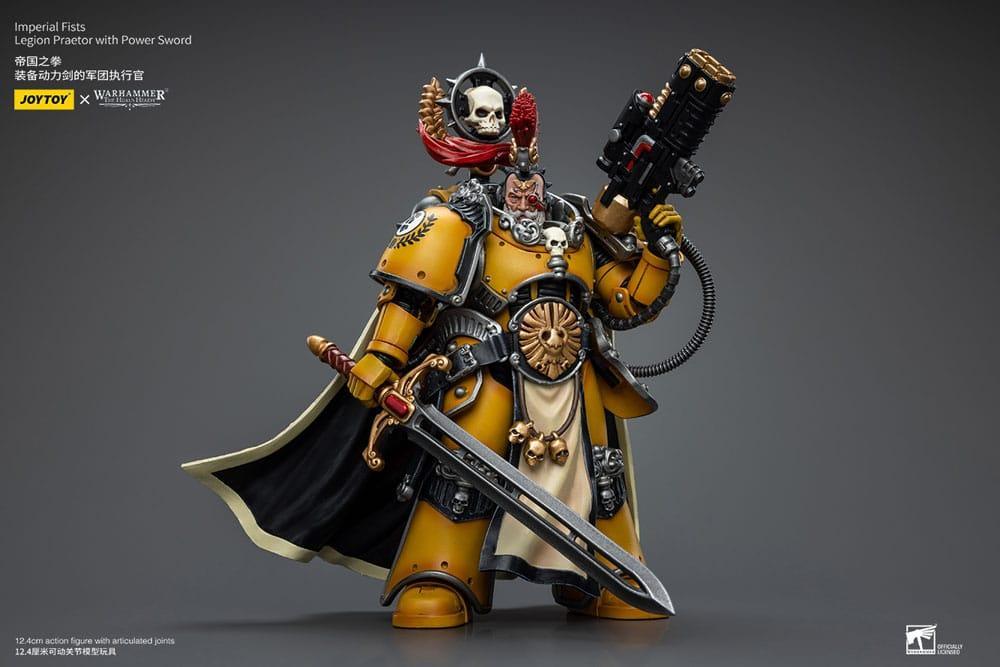 Warhammer The Horus Heresy Action Figur 1/18 Imperial Fists Legion Praetor med Power Sword 12 cm Joy Toy (CN)