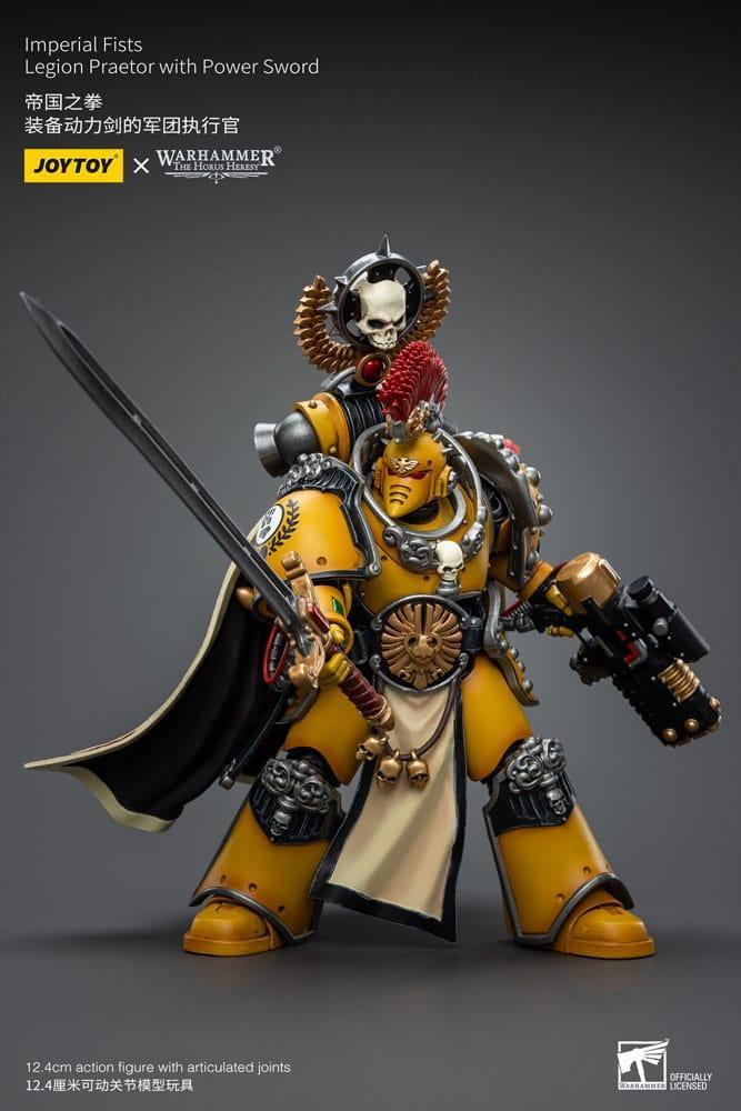 Warhammer The Horus Heresy Action Figur 1/18 Imperial Fists Legion Praetor med Power Sword 12 cm Joy Toy (CN)