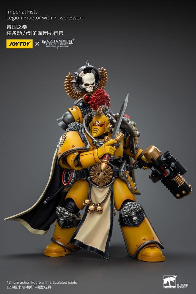 Warhammer The Horus Heresy Action Figur 1/18 Imperial Fists Legion Praetor med Power Sword 12 cm Joy Toy (CN)