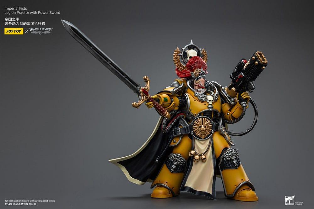 Warhammer The Horus Heresy Action Figur 1/18 Imperial Fists Legion Praetor med Power Sword 12 cm Joy Toy (CN)