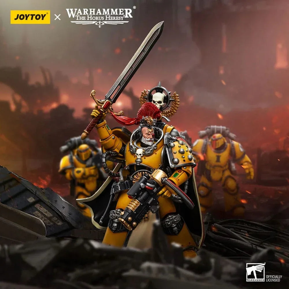 Warhammer The Horus Heresy Action Figur 1/18 Imperial Fists Legion Praetor med Power Sword 12 cm Joy Toy (CN)