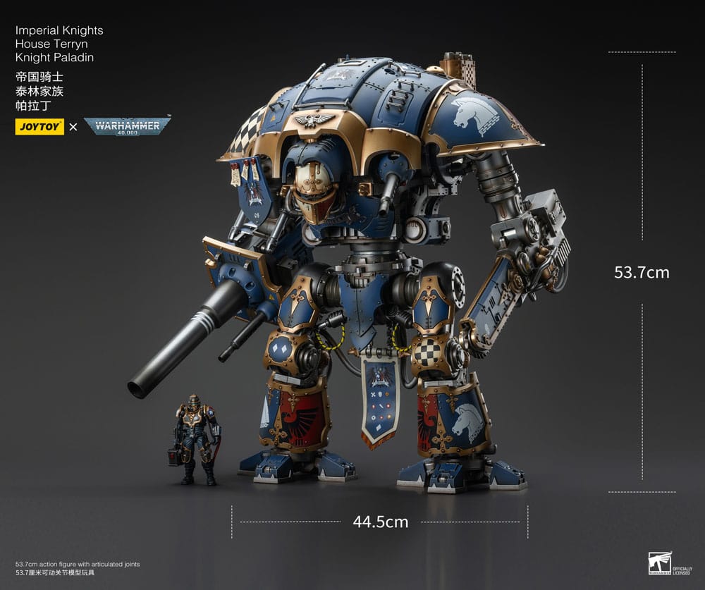 Warhammer 40k Action Figur 1/18 Imperial Knights House Terryn Knight Paladin 54 cm Joy Toy (CN)