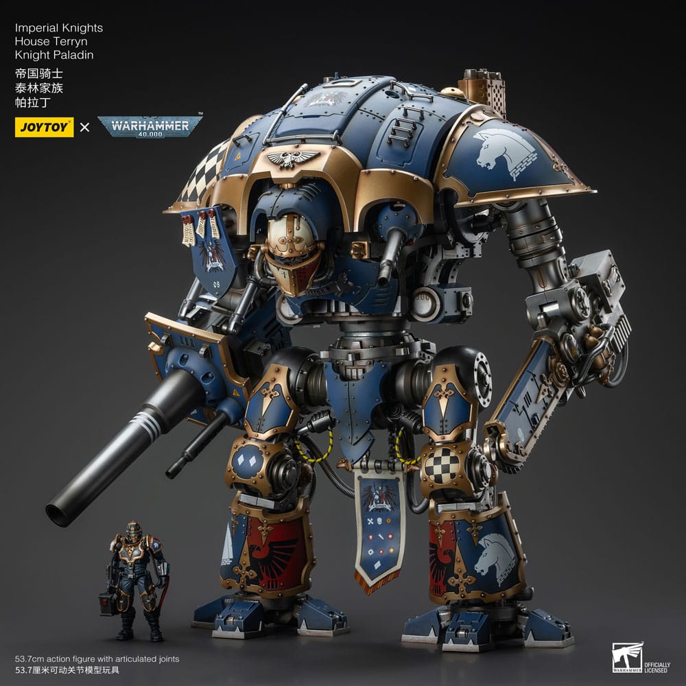Warhammer 40k Action Figur 1/18 Imperial Knights House Terryn Knight Paladin 54 cm Joy Toy (CN)