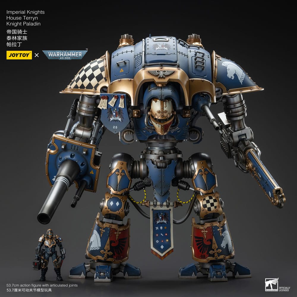 Warhammer 40k Action Figur 1/18 Imperial Knights House Terryn Knight Paladin 54 cm Joy Toy (CN)