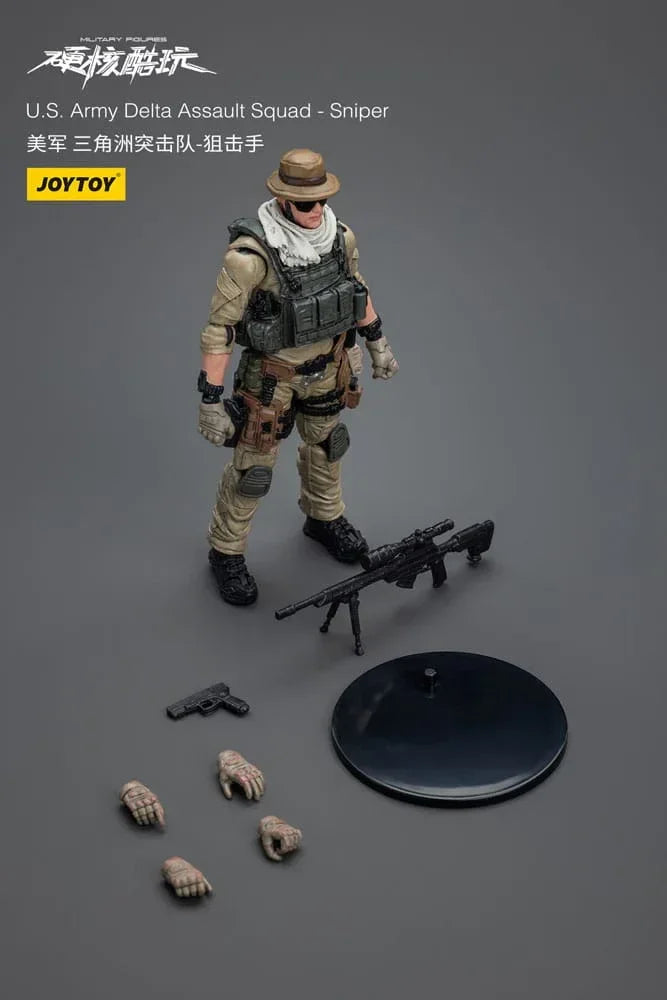 Hardcore Coldplay Action Figur 1/18 U.S. Army Delta Sniper 11 cm Joy Toy (CN)
