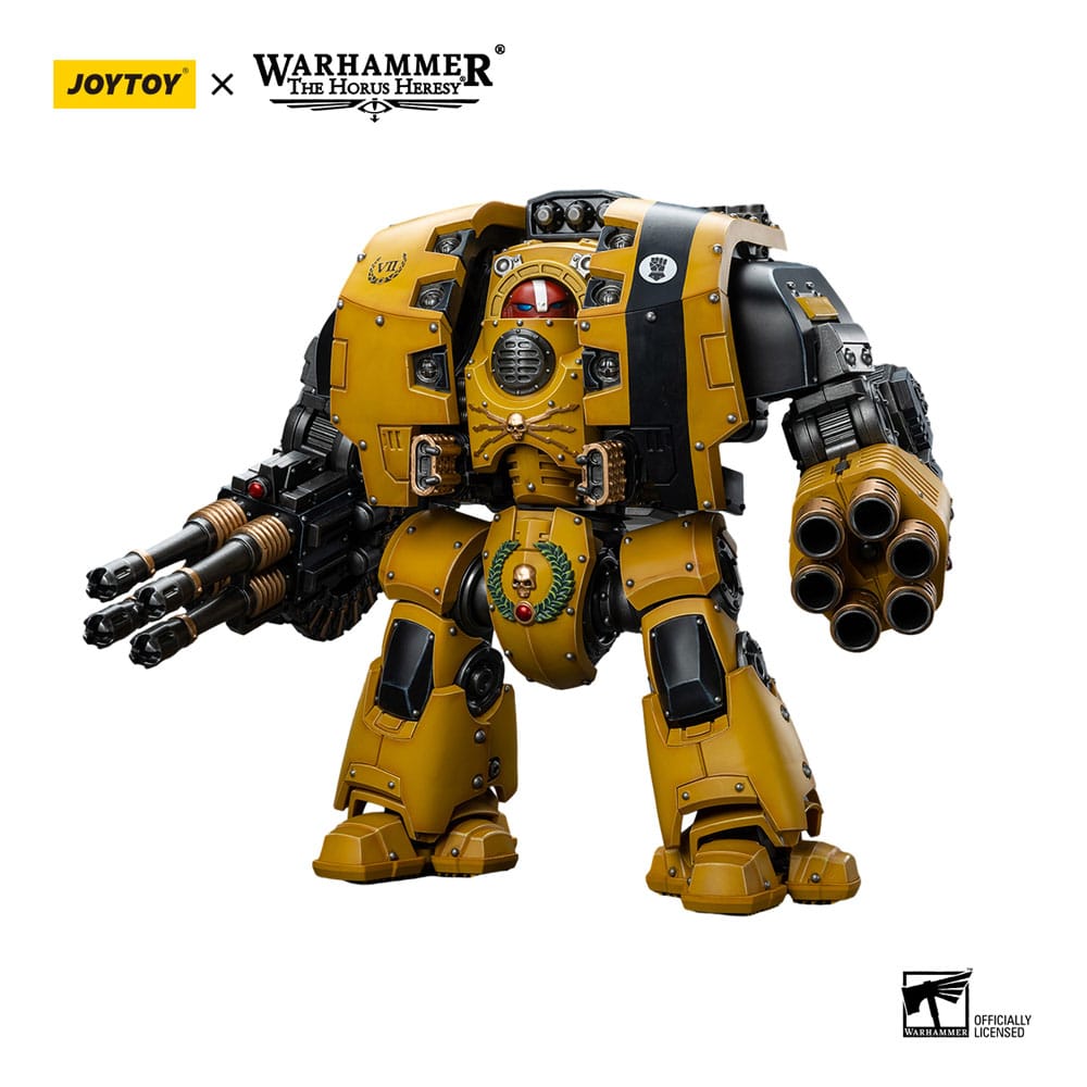 Warhammer The Horus Heresy Actionfigur 1/18 Imperial Fists Leviathan Dreadnought med cyklonisk melta-lans och stormkanon 12 cm