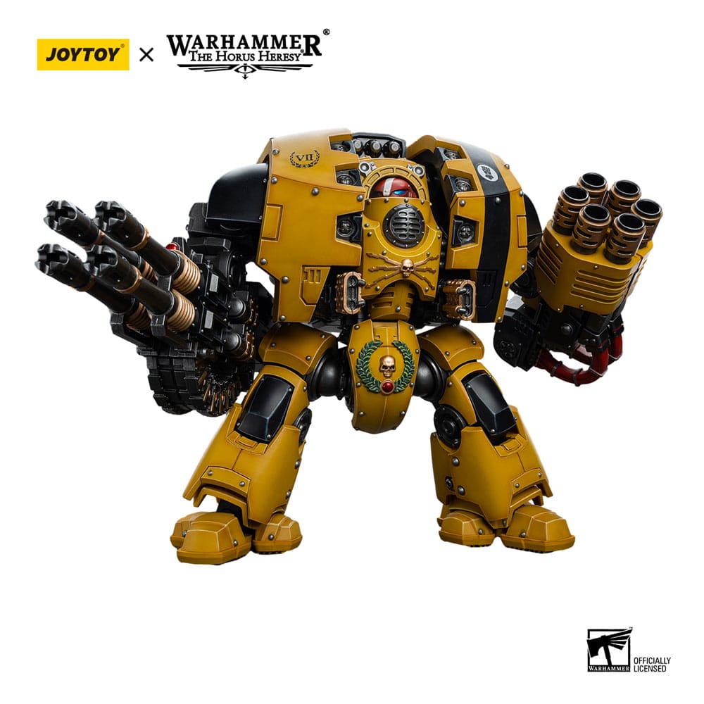 Warhammer The Horus Heresy Actionfigur 1/18 Imperial Fists Leviathan Dreadnought med cyklonisk melta-lans och stormkanon 12 cm