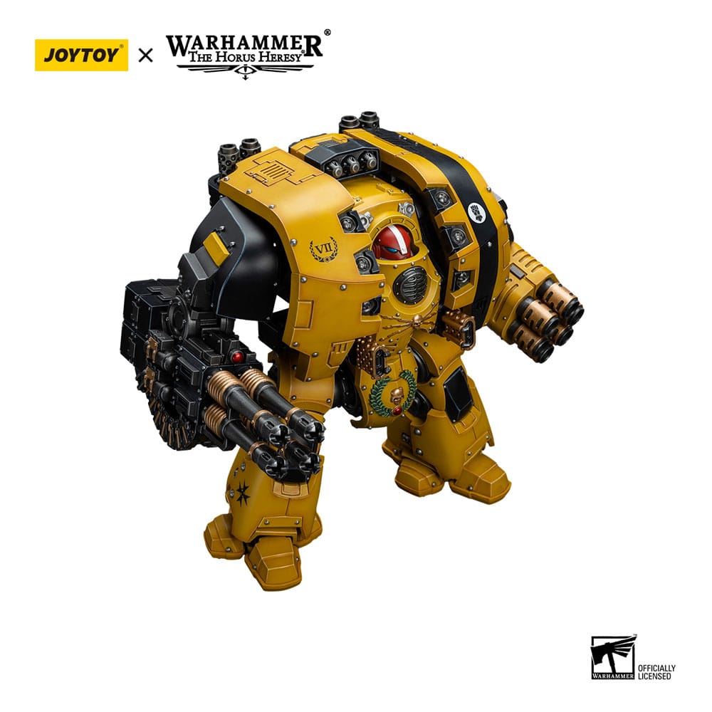 Warhammer The Horus Heresy Actionfigur 1/18 Imperial Fists Leviathan Dreadnought med cyklonisk melta-lans och stormkanon 12 cm