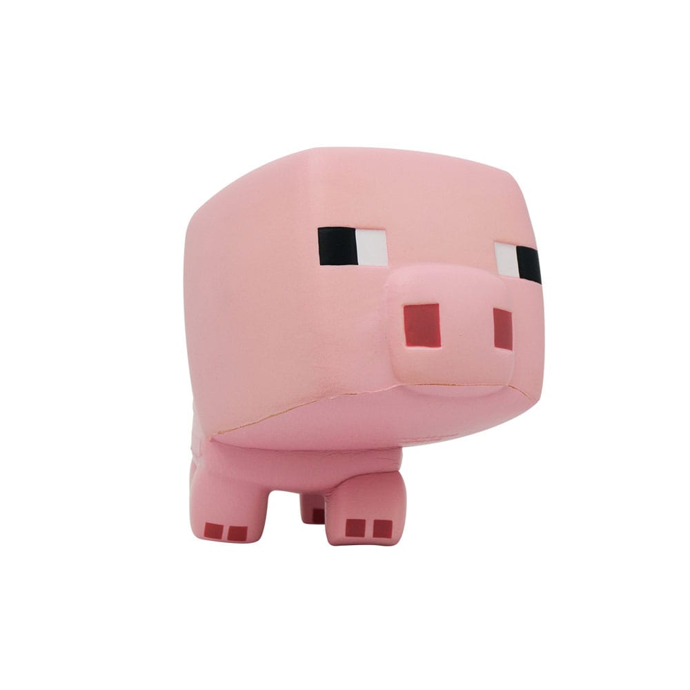 Minecraft Mega Squishme Anti-Stress Figur - Serien 1 Grisen 15 cm Just Toys
