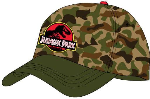 Jurassic Park Camo Curved Bill Cap Heroes Inc