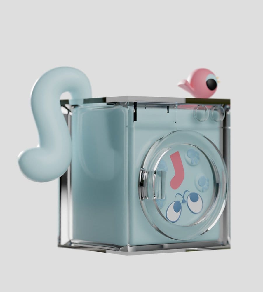 Ghost Cat Mini Figures S1 6 cm Blind Box Display (6)