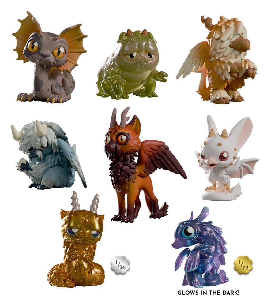 Chimeric Dragons Mini Figures S1 8 cm Blind Box Display (6)
