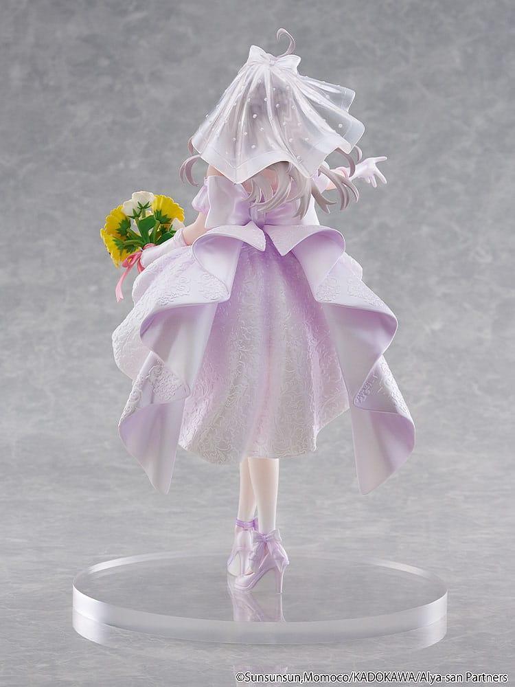 Alya Ibland Döljer Sina Känslor Figur 1/7 Alisa Mikhailovna Kujou Bröllopsklänning Ver. Kadokawa