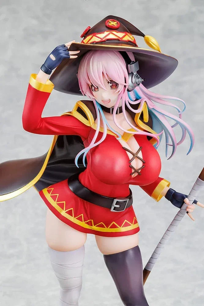 Super Sonico x Konosuba PVC Figur 1/7 Super Sonico Megumin collaboration Ver. 25 cm Kadokawa