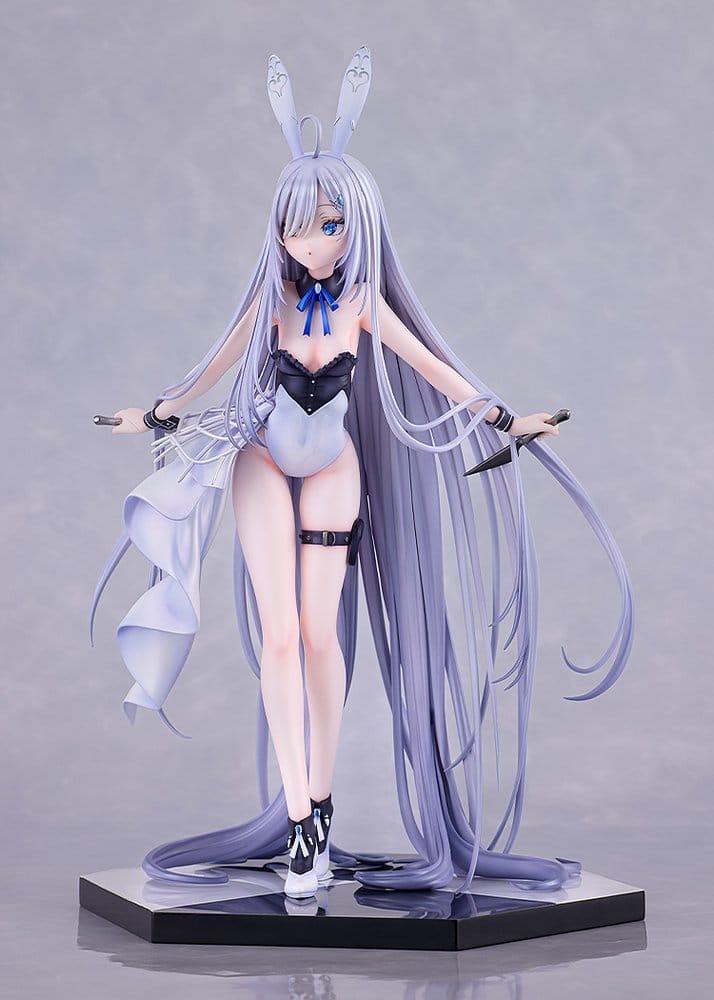 Playing Death Games för att Sätta Mat på Bordet Wolf PVC Figur 1/7 Holo Light Novel bunny Ver. illustration av Jyuu Ayakura 23 cm Kadokawa