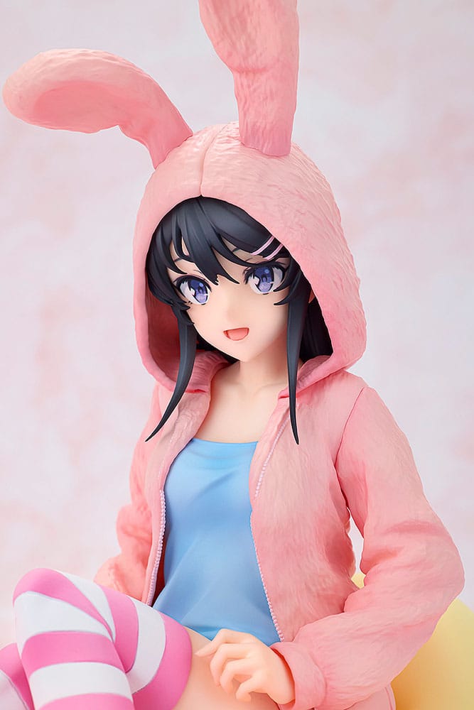 Rascal Does Not Dream of a Knapsack Kid PVC Statue 1/7 Mai Sakurajima Hoodie Look Rabbit Ears Ver. 18 cm Kadokawa
