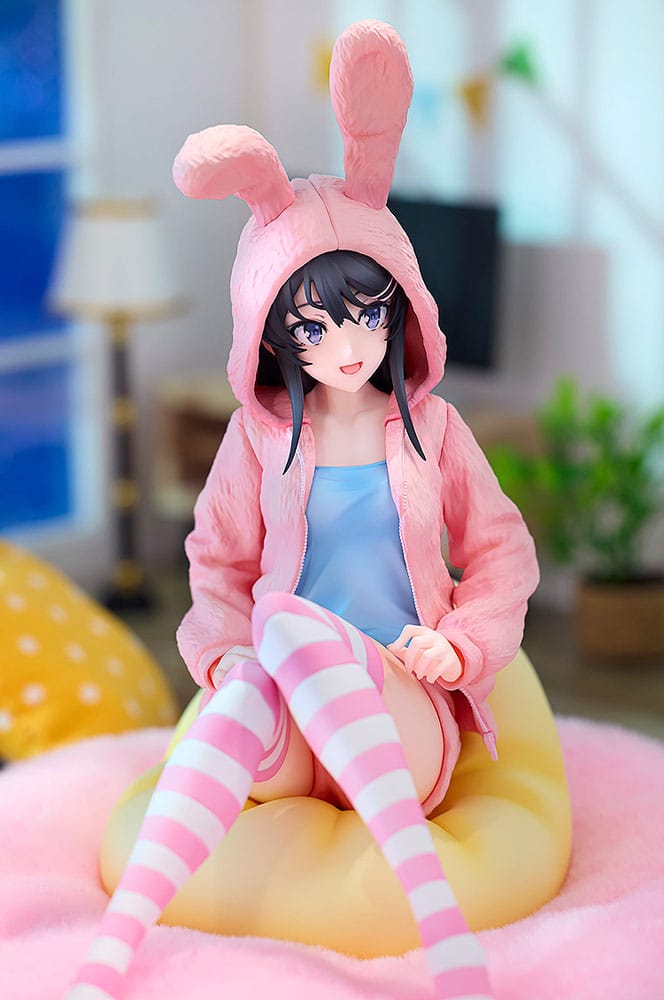 Rascal Does Not Dream of a Knapsack Kid PVC Statue 1/7 Mai Sakurajima Hoodie Look Rabbit Ears Ver. 18 cm Kadokawa