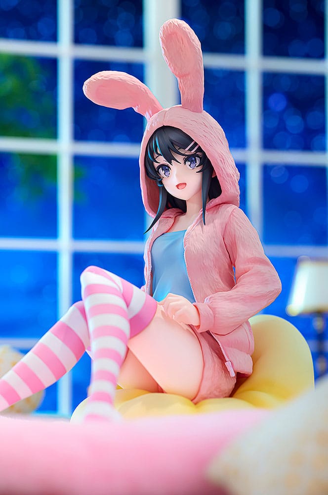 Rascal Does Not Dream of a Knapsack Kid PVC Statue 1/7 Mai Sakurajima Hoodie Look Rabbit Ears Ver. 18 cm Kadokawa