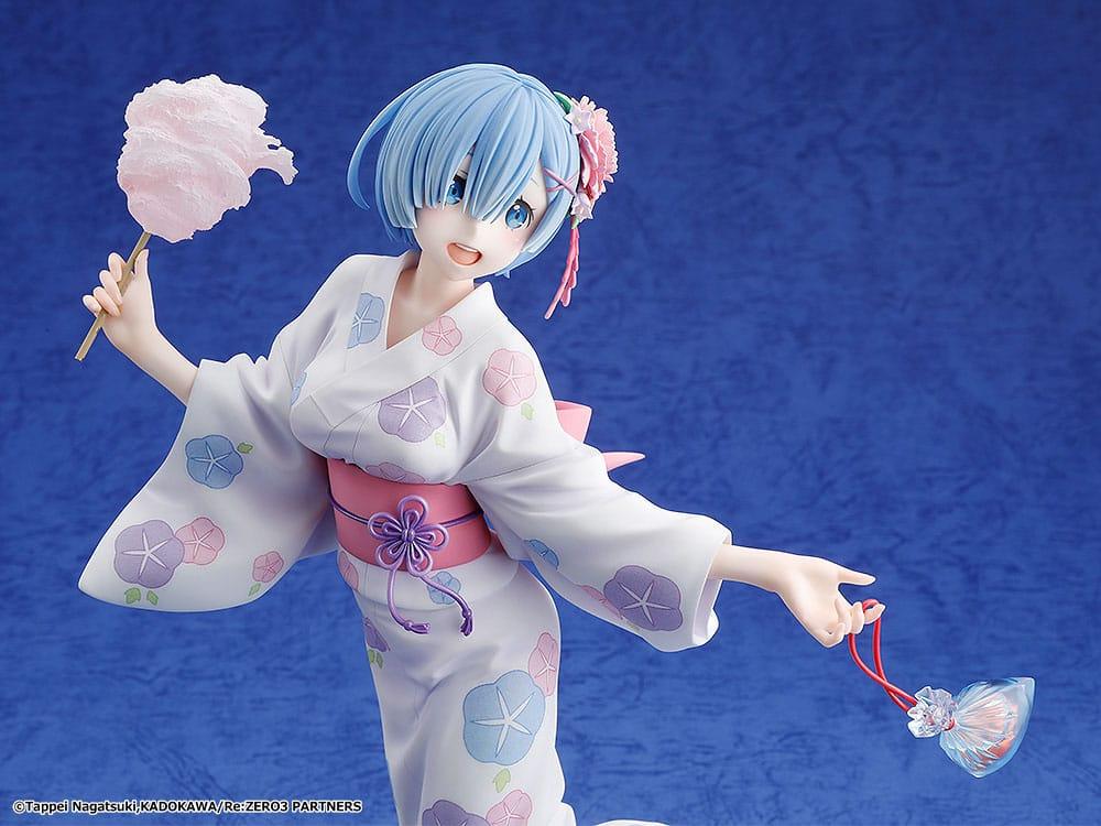 Re:ZERO -Starting Life in Another World- PVC Figur 1/8 Rem Yukata Ver. Renewal Package Edition 23 cm Kadokawa