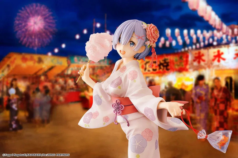 Re:ZERO -Starting Life in Another World- PVC Figur 1/8 Rem Yukata Ver. Renewal Package Edition 23 cm Kadokawa